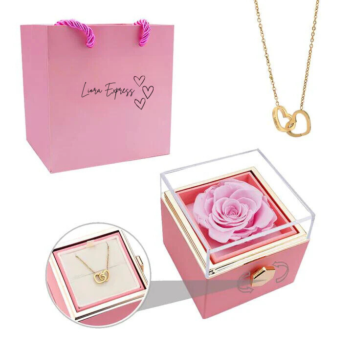 Colar de Amor Eterno dois corações + Nomes Gravados!