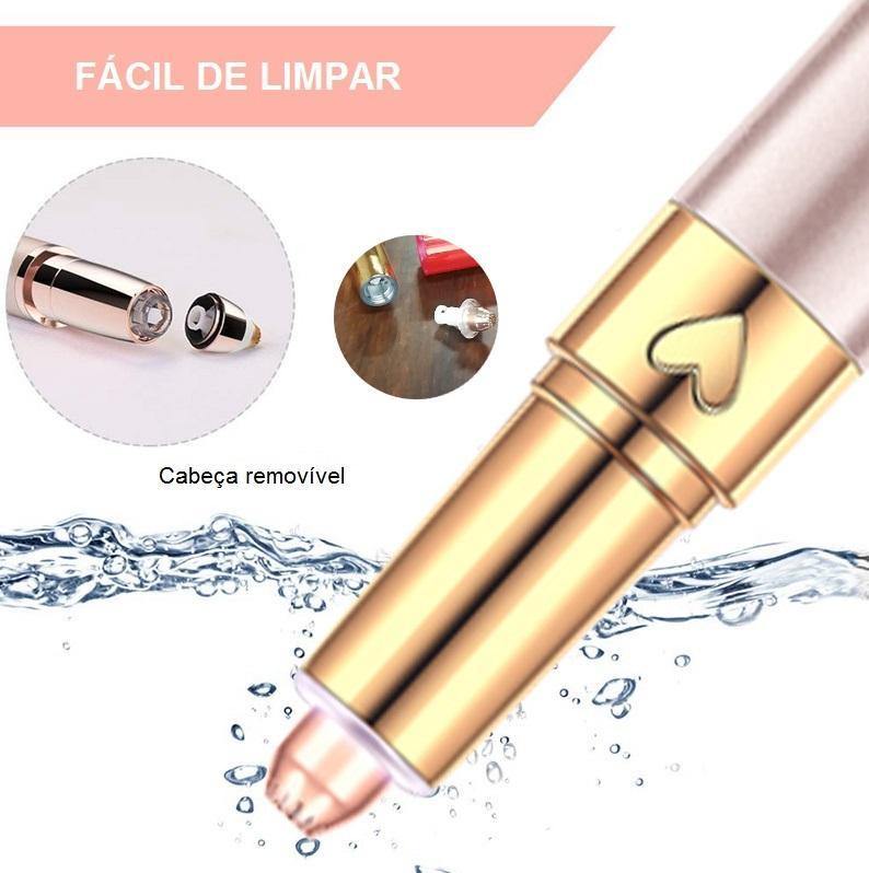 Caneta Depiladora Elétrica Indolor Para Sobrancelha Buço e Nariz - Infinity Express